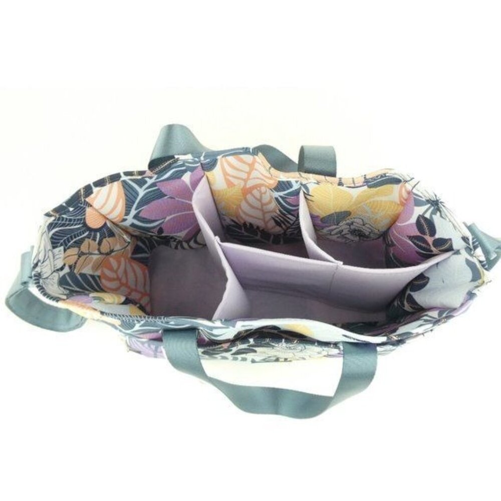 Vera Bradley Palm Floral Lighten Up Everything Organizer NWT - Picture 3 of 3